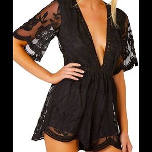 NEW! Sexy black lace romper✖️✖️✖️